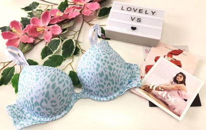 Imagen de Victoria's Secret Bra Push-Up Azul Print